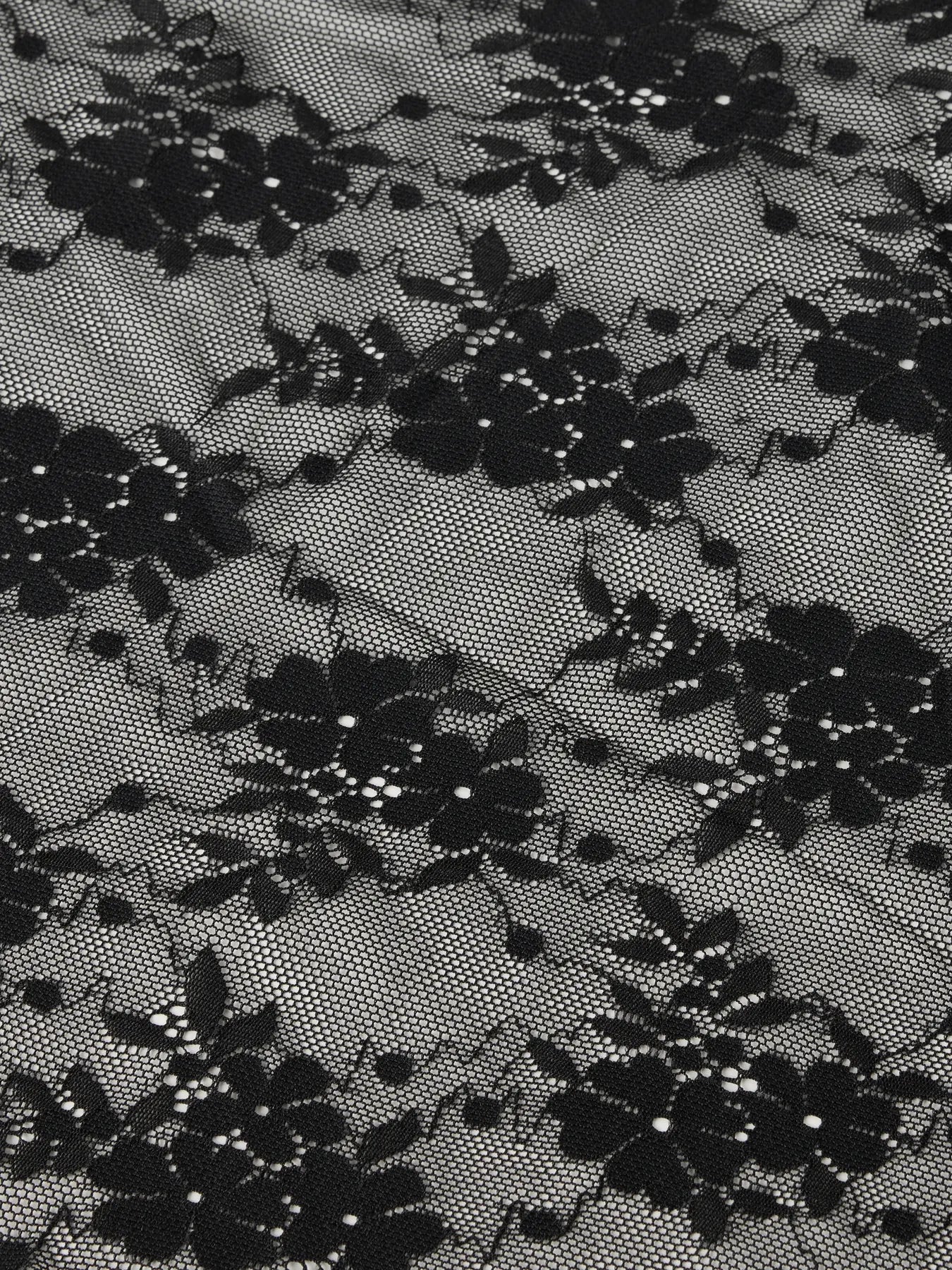 Lace scarf, svart