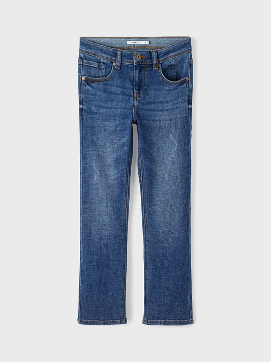 Jeans Ryan raka ben, mörkblå