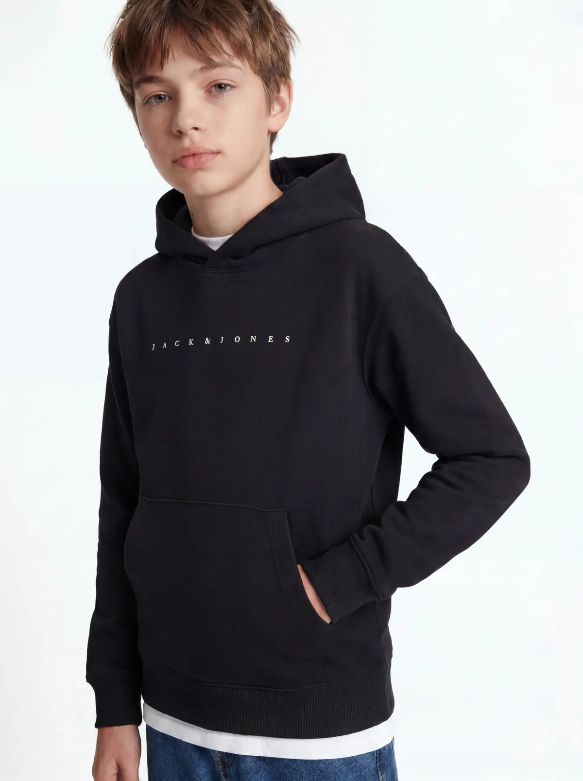 Hoodie JJESTAR, black