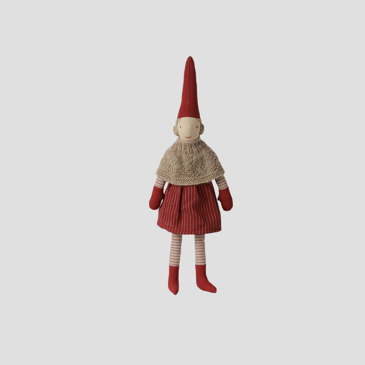 Pixy storlek 2, stickad cape och kjol