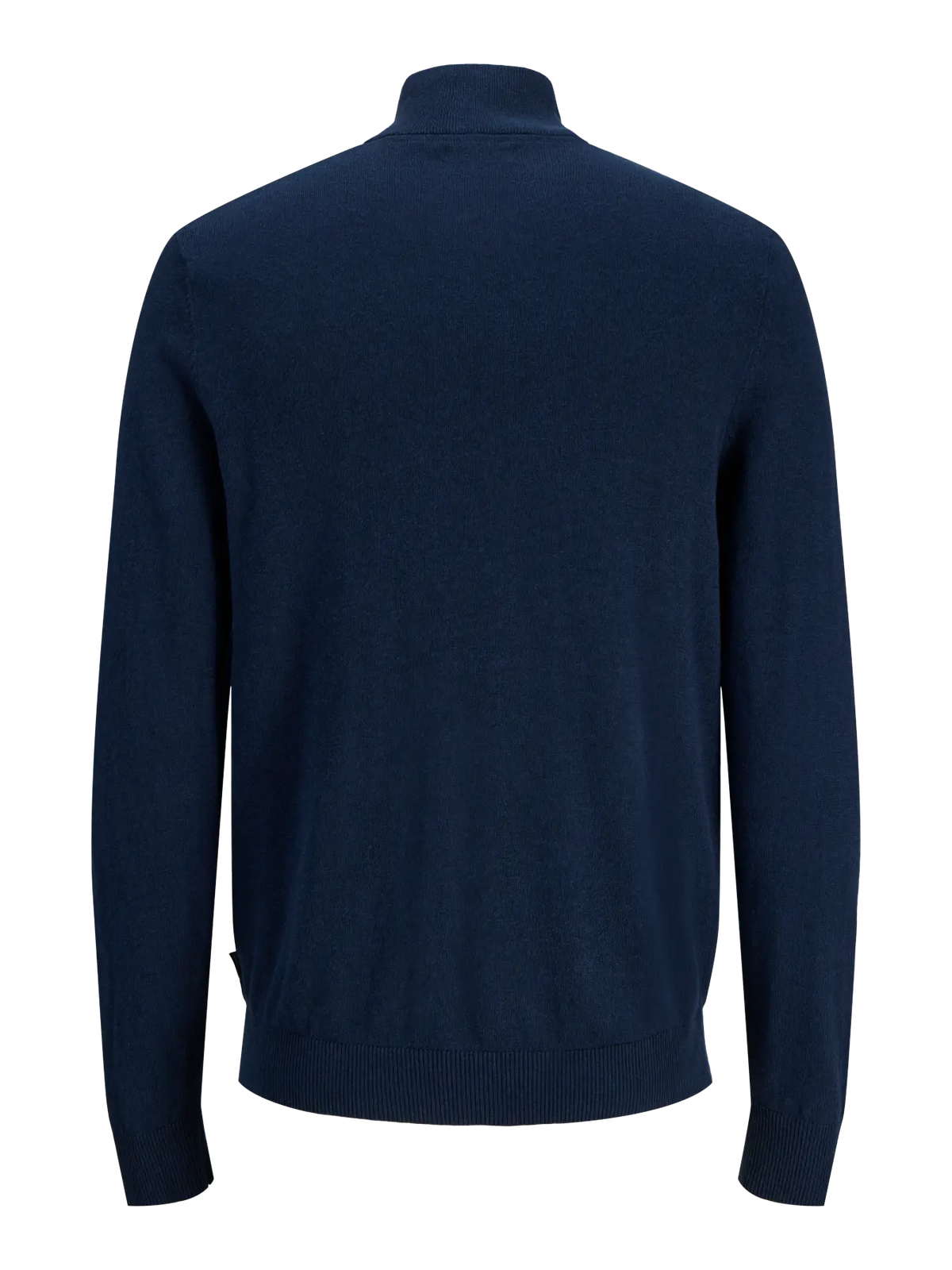 Stickad half zip JJEEMIL, navy