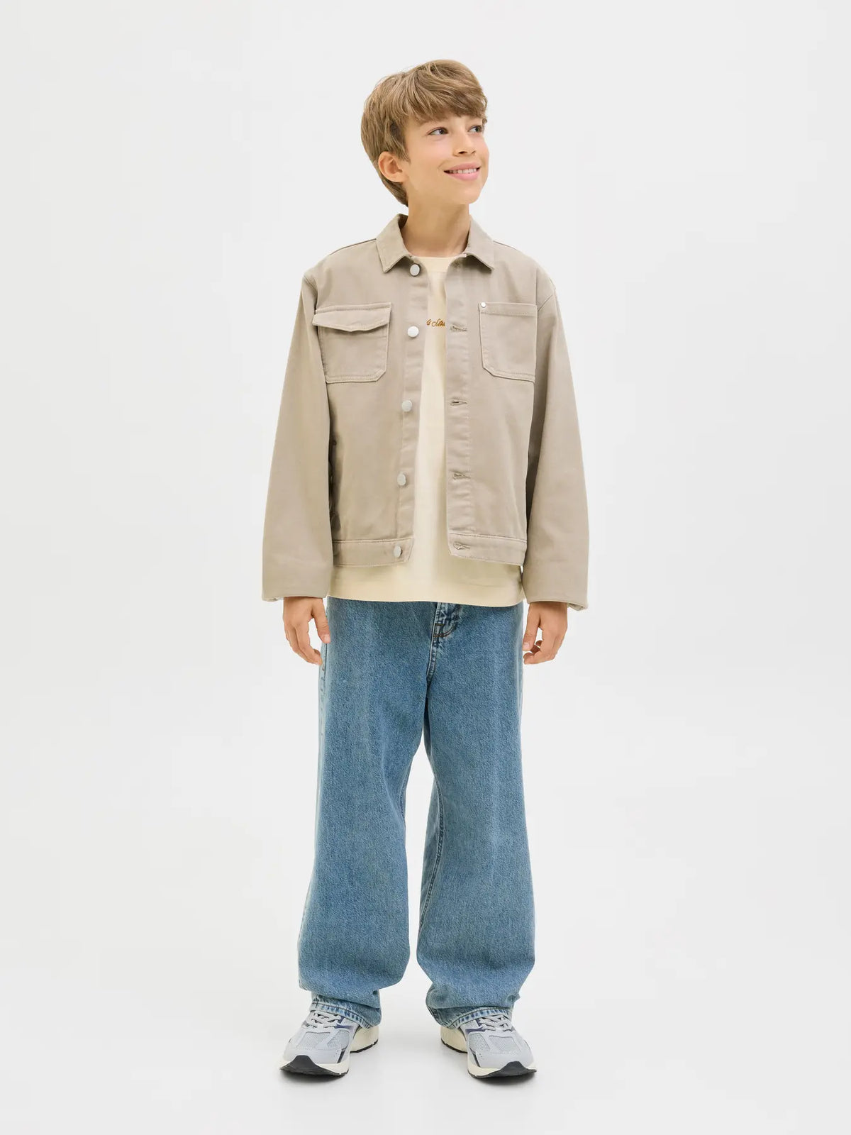 T-shirt JORNORREBRO, antique white