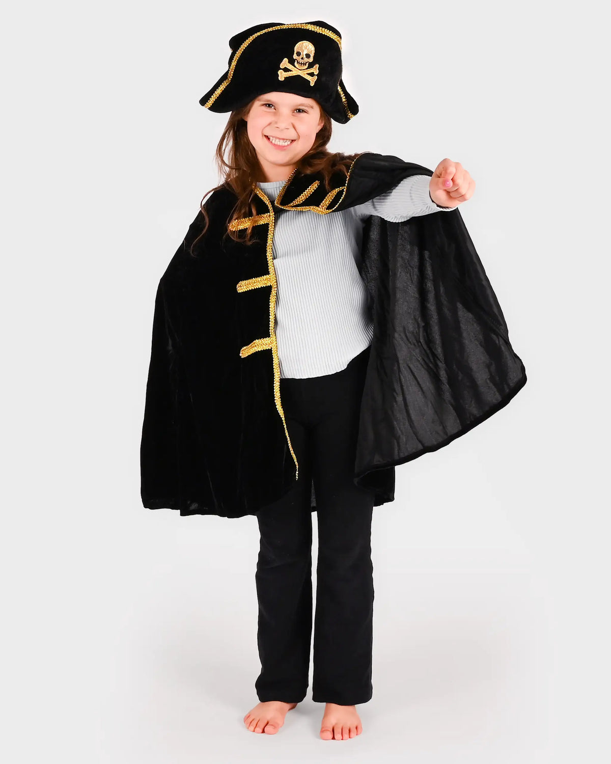Pirat cape + hatt