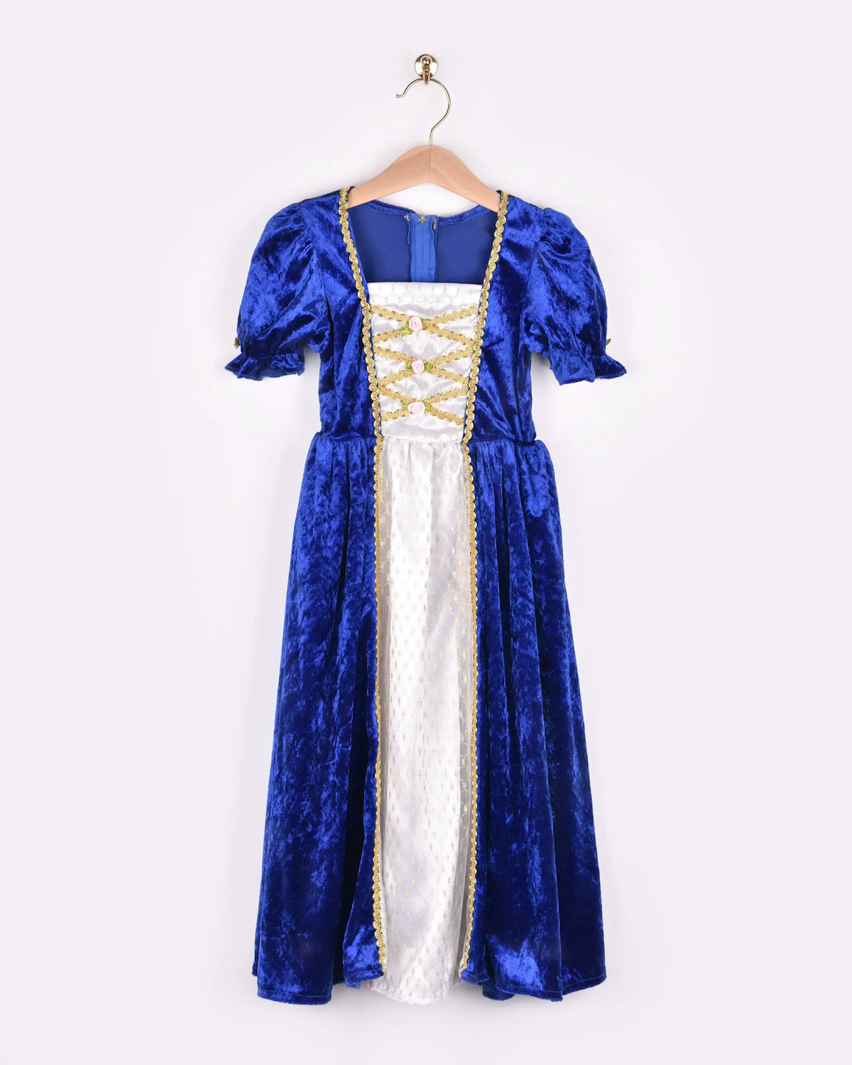 Blå prinsessklänning storlek 98/104
