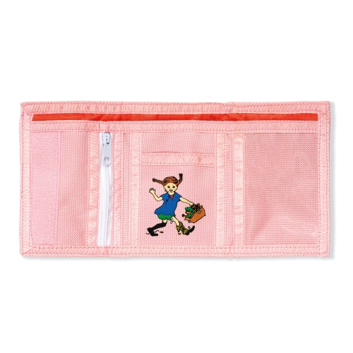 Plånbok rosa Pippi Långstrump