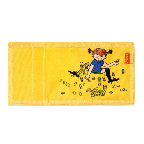 Plånbok gul Pippi Långstrump