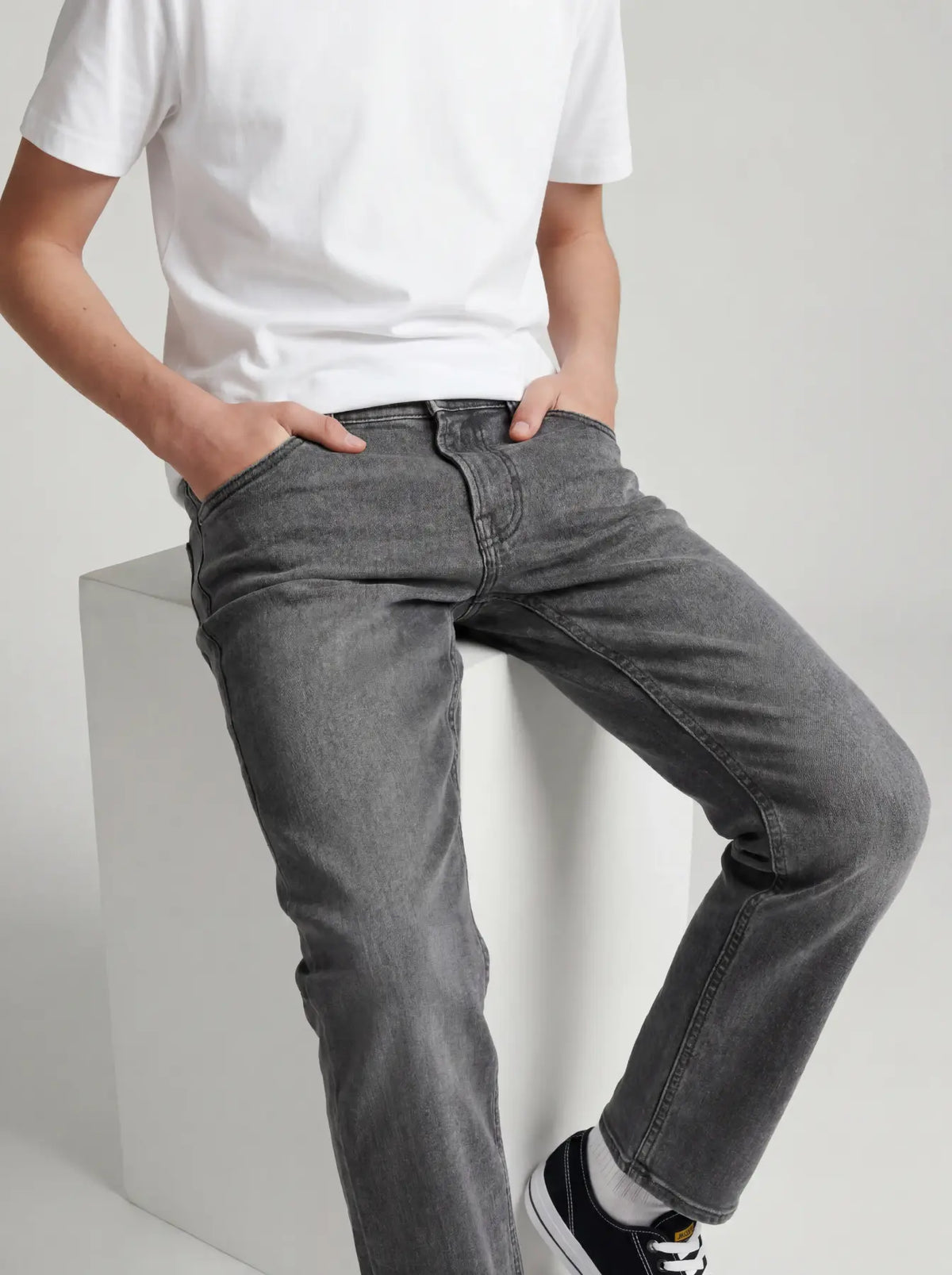 Clark jeans grey denim