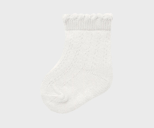 Bebisstrumpa pointelle