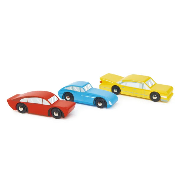 3-pack Retro bilar