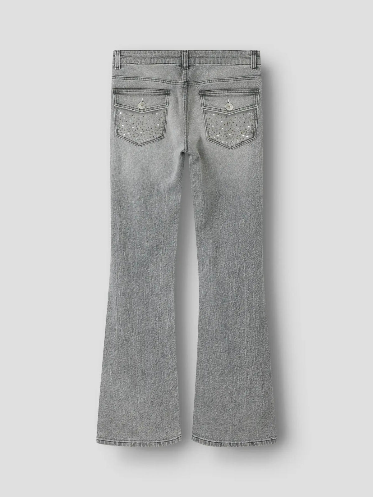 Bootcut jeans med nitar Binaflap