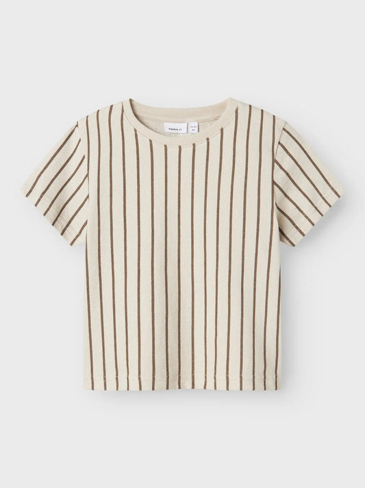 Långrandig T-shirt